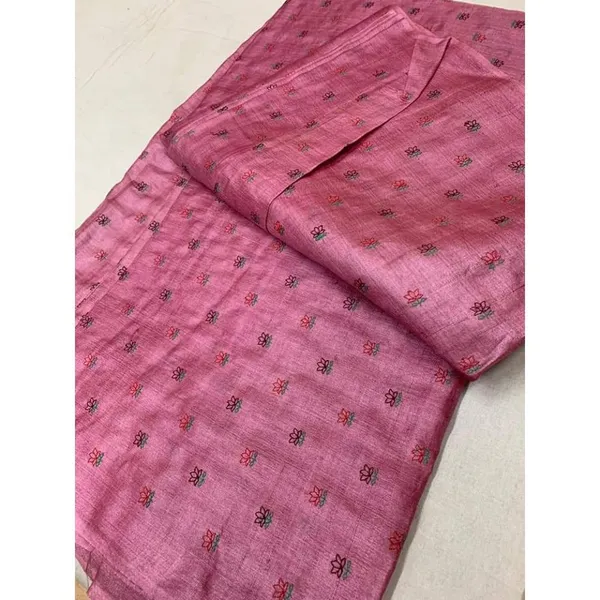 Silkmark_Pure_Tussar_Idyllic_Embroidered_Pink_Saree