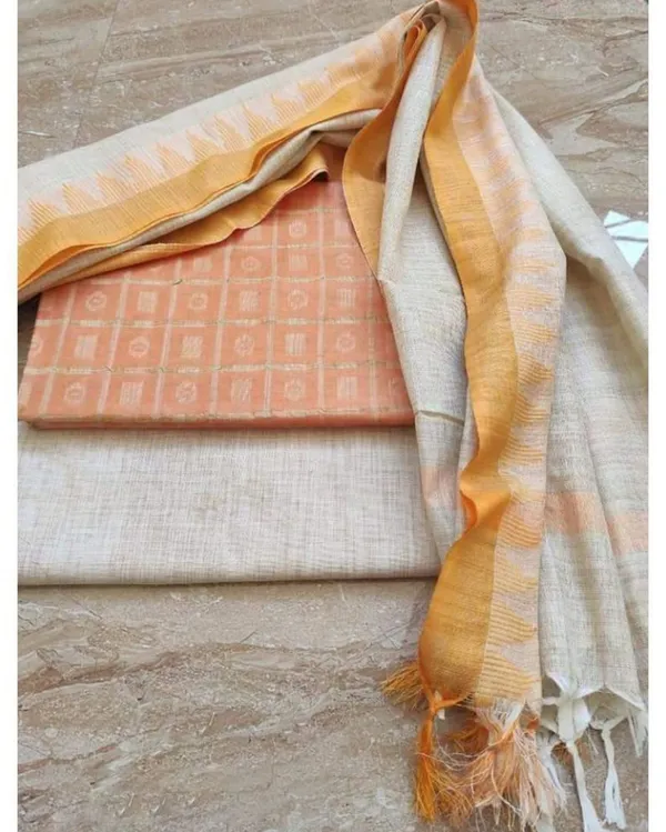 Graceful_Khadi_Cotton_Handcrafted_Orange_Suit