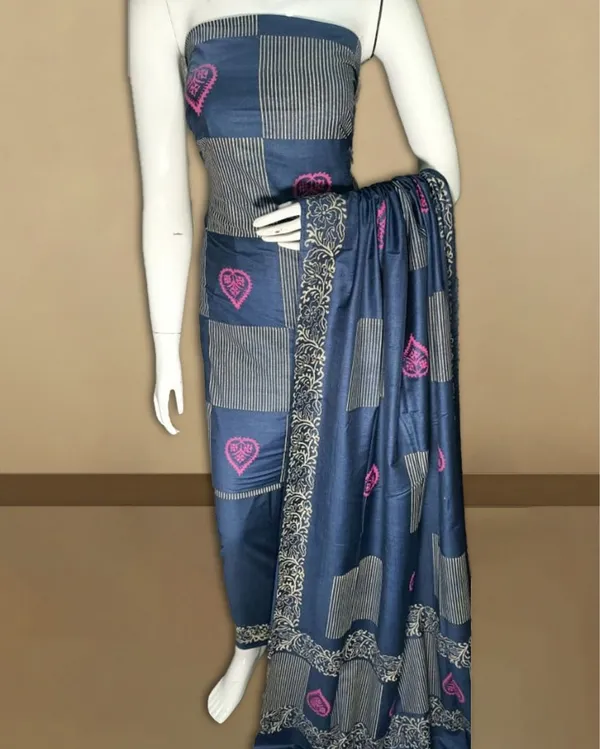 Katan_Silk_Textured_Blockprint_Blue_Suit