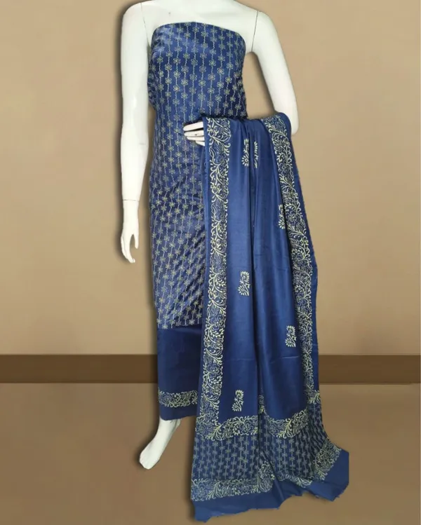 Katan_Silk_Artistic_Blockprint_Blue_Suit