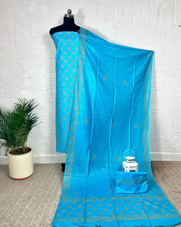 Katan_Silk_Striking_Blockprint_Blue_Suit