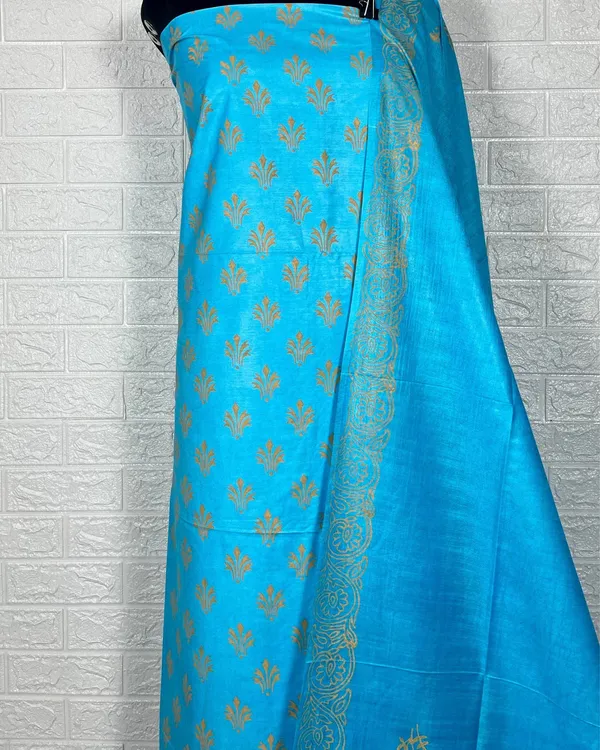 Katan_Silk_Striking_Blockprint_Blue_Suit
