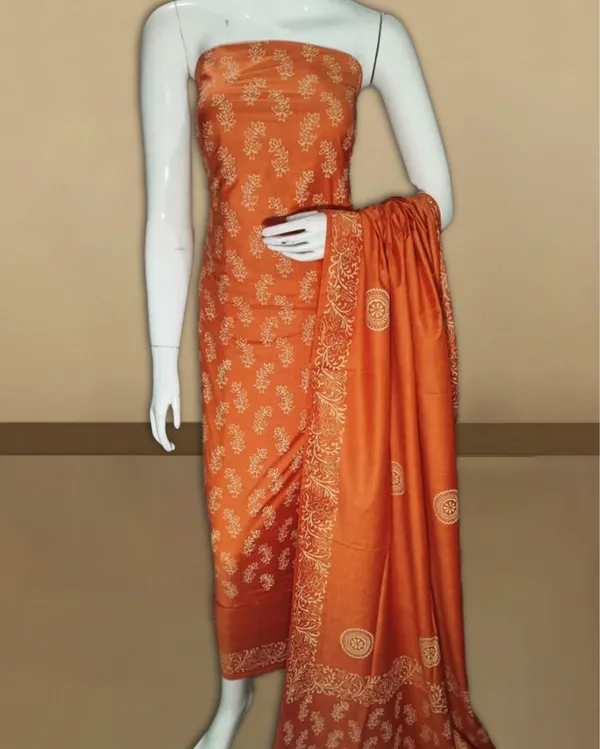 Katan_Silk_Alluring_Blockprint_Orange_Suit