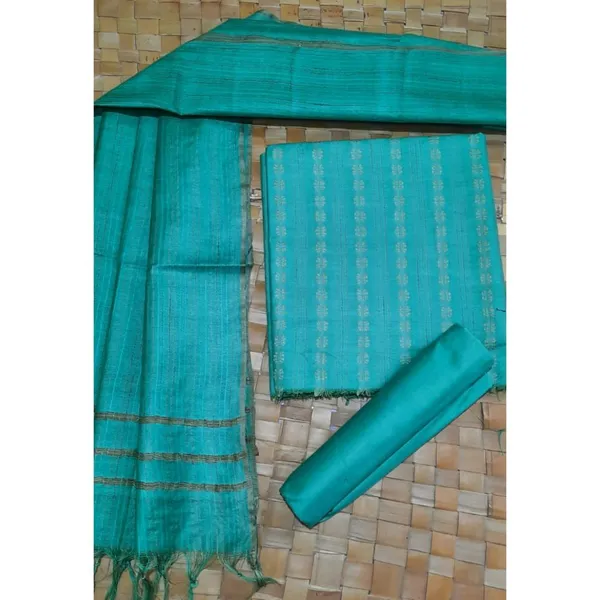 Katan_Silk_Shining_Handcrafted_Sea_Green_Suit