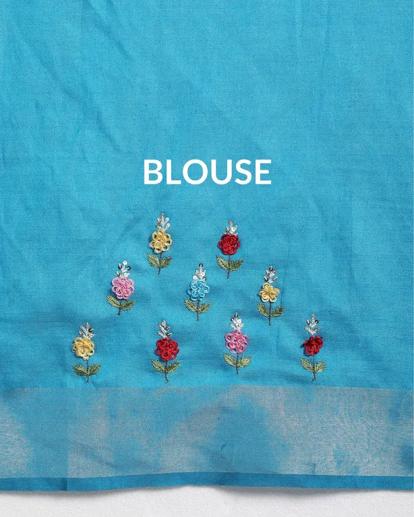 Illuminating_Pure_Linen_Floral_Embroidered_Biege_Saree