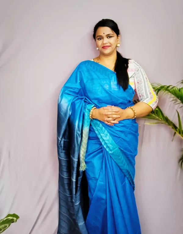 Bright_Chanderi_Silk_Blue_Saree