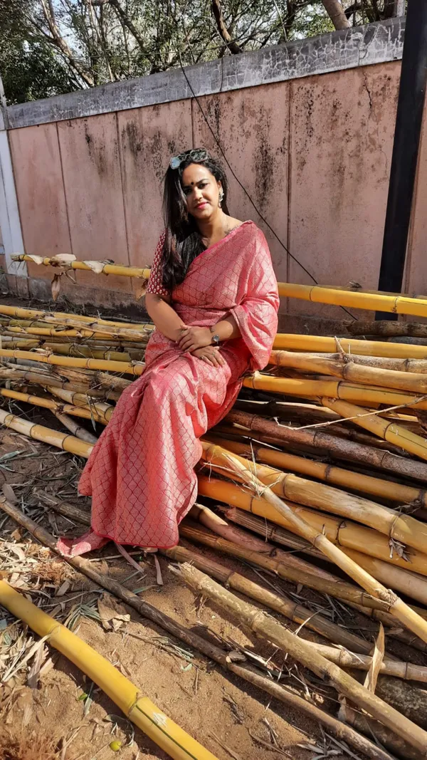 Katan_Dupion_Silk_Pink_Saree_Handcrafted