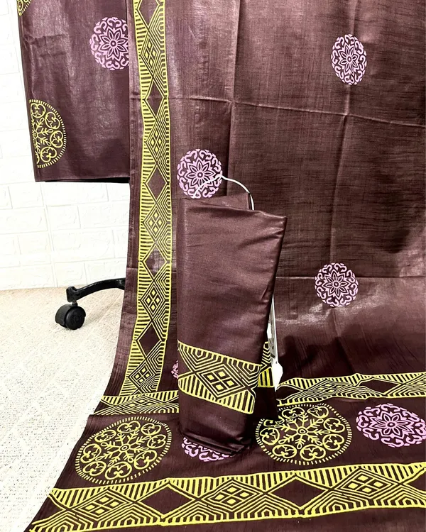 Katan_Silk_Earthy_Blockprint_Brown_Suit