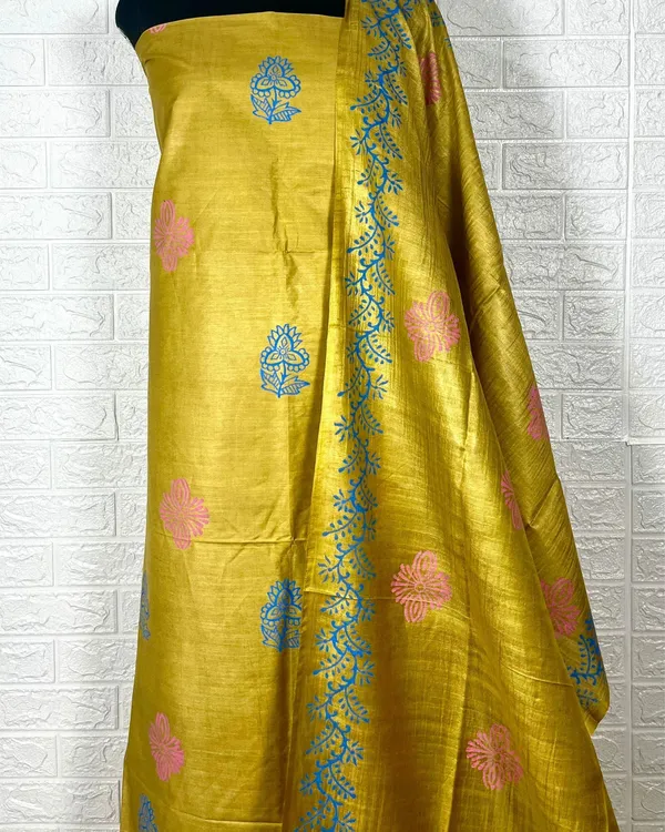 Katan_Silk_Sunny_Blockprint_Mustard_Suit