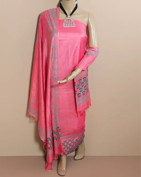 Katan_Silk_Rosy_Blockprint_Pink_Suit