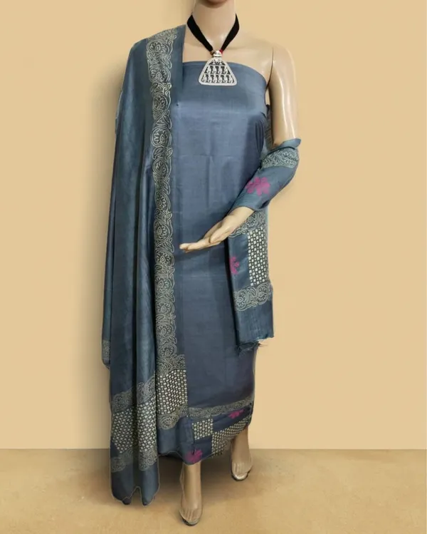 Katan_Silk_Idyllic_Blockprint_Metallic_Blue_Suit