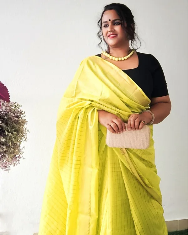 Handcrafted_Kota_Silk_Golden_Poppy_Yellow_Plain_Saree