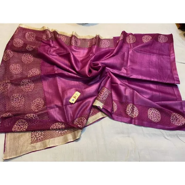 Silkmark_Certified_Misty_Pure_Tussar_Cutwork_Purple_Saree