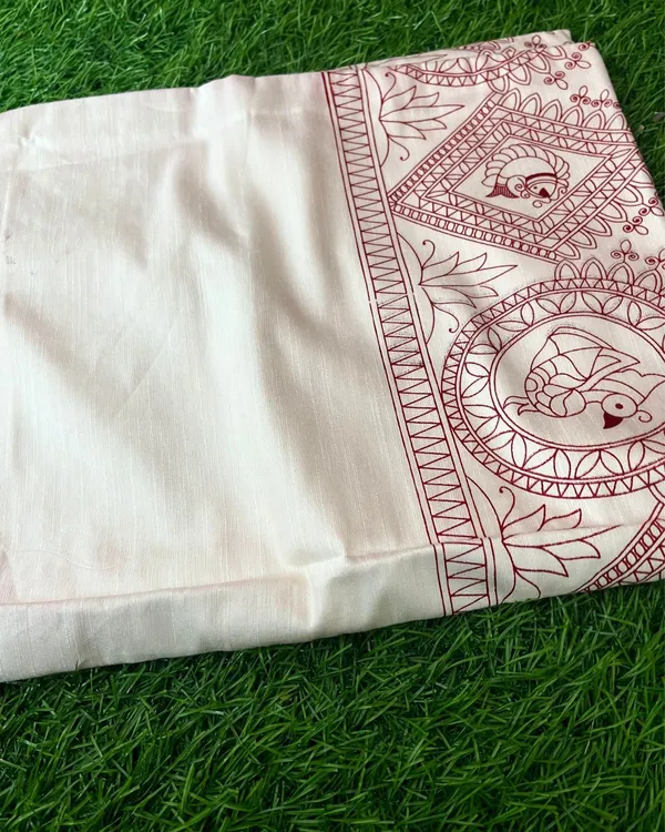 Artistic_Katan_Silk_Madhubani_Red_Suit