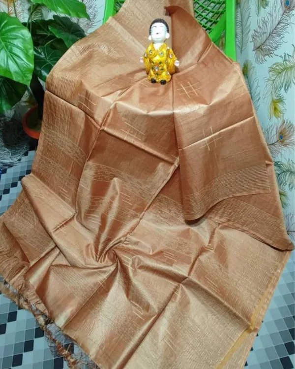 Katan_Brown_Silk_Saree_Handcrafted