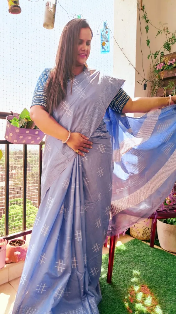 Katan_Jordy_Blue_Silk_Saree_Handcrafted