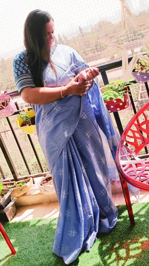 Katan_Jordy_Blue_Silk_Saree_Handcrafted
