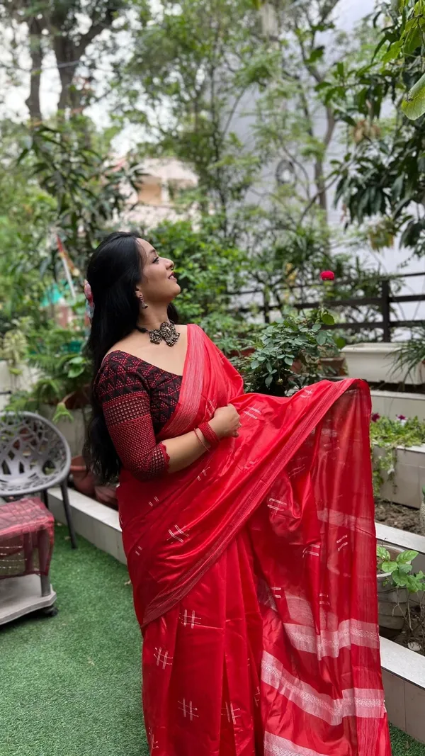 Katan_Silk_Saree_Red_Handcrafted