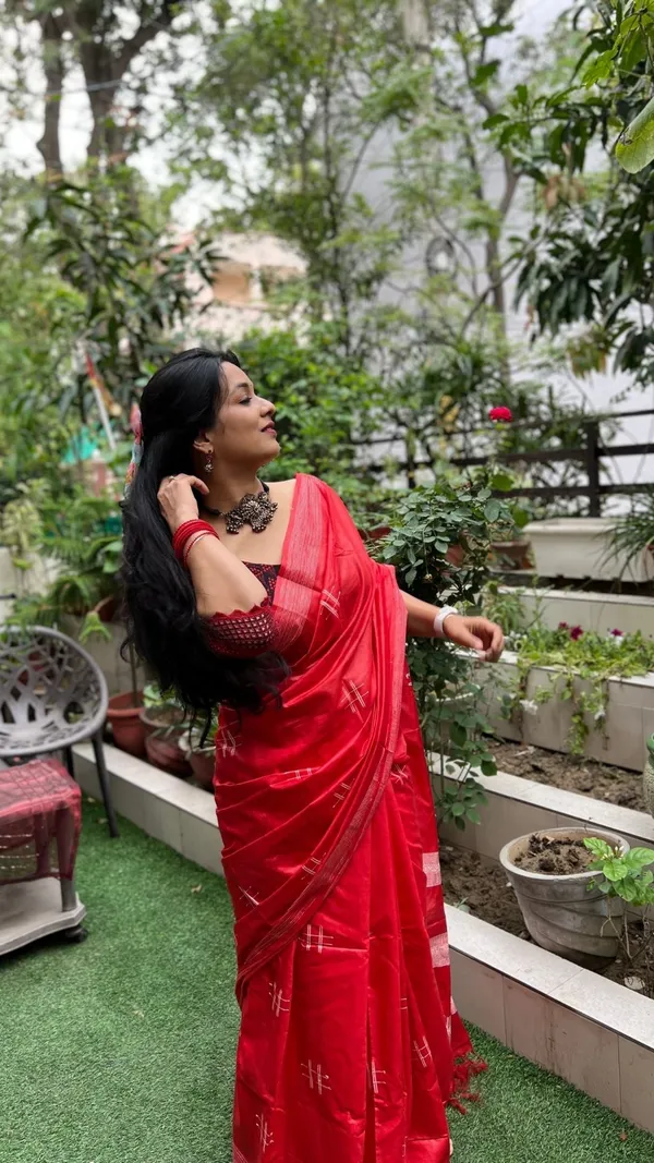Katan_Silk_Saree_Red_Handcrafted
