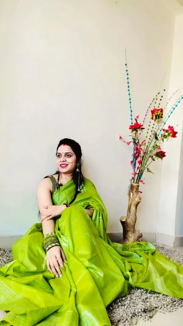 Katan_Sap_Green_Silk_Saree_Handcrafted