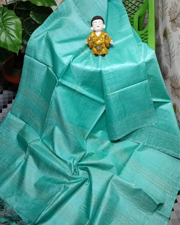 Katan_Torquoise_Blue_Silk_Saree_Handcrafted