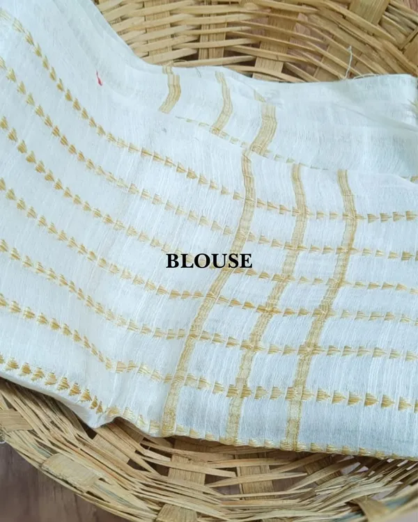 Silkmark_Pure_Tussar_Poised_Embroidered_Blue_Saree