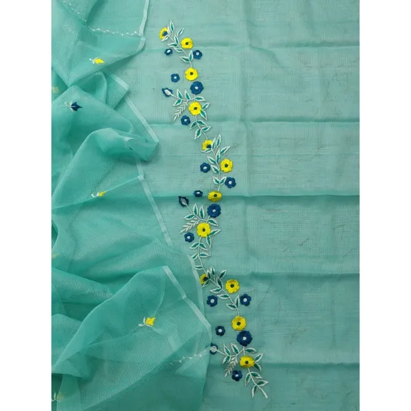Embroidered_Tranquil_Kota_Doria_Suit_(Top+Dupatta)