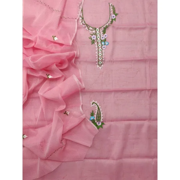 Embroidered_Fanciful_Kota_Doria_Pink_Suit_(Top+Dupatta)