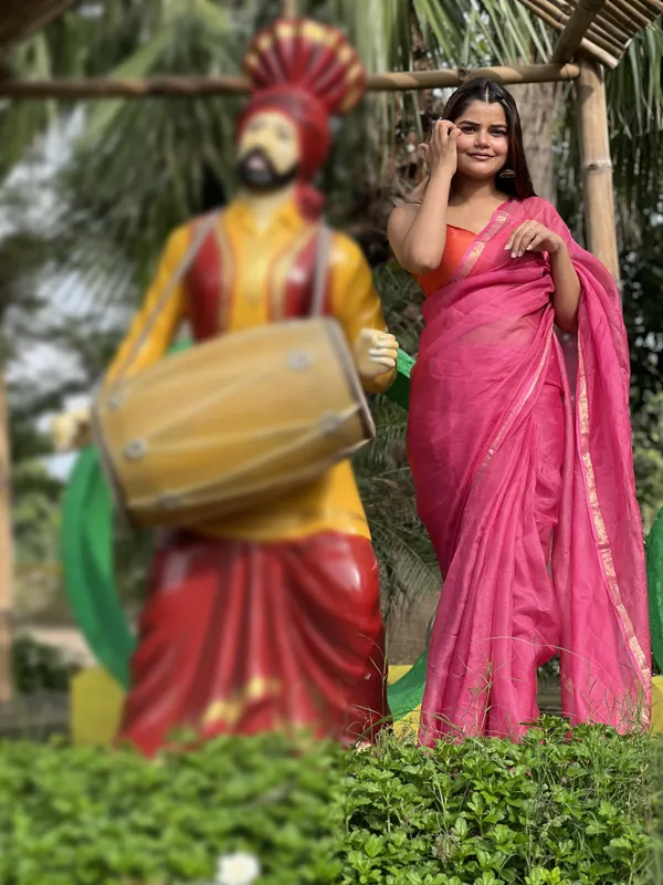 Artistic_Pure_Silk_Kota_Doria_Handdyed_Pink_Saree