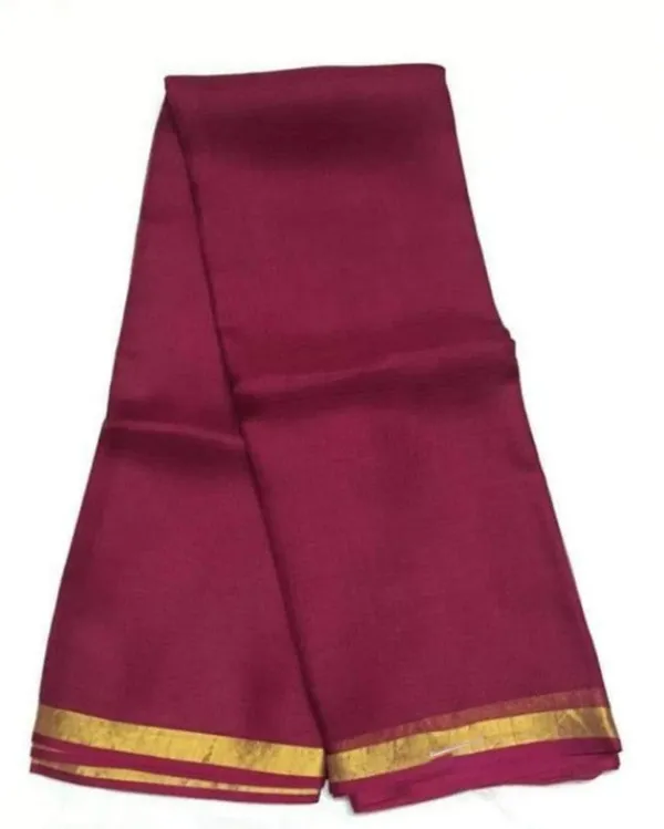 Ethereal_Pure_Silk_Kota_Doria_Handdyed_Magenta_Saree