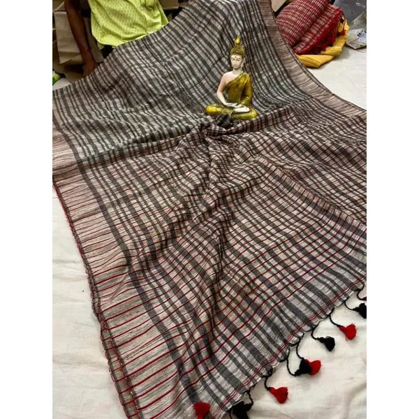 Silkmark_Exquisite_Ghicha_Tussar_Silk_Brown_Saree