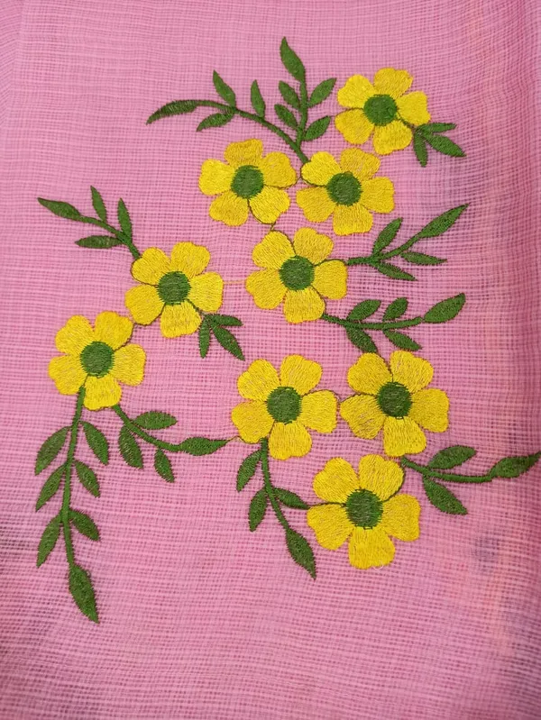 Artistic_Kota_Doria_Pink_Pure_Cotton_Floral_Embroidery_Saree