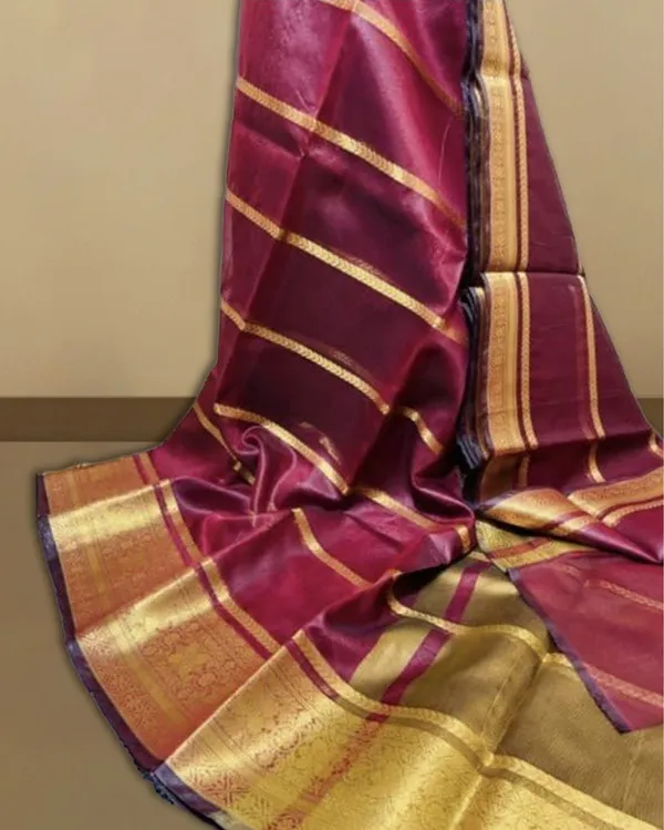 Joyful_Banarasi_Pure_Organza_Silk_Red_Saree
