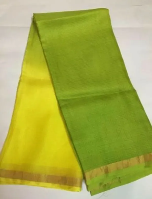 Citron_Green_&_Yellow_Pure_Silk_Kota_Doria_Handdyed_Saree