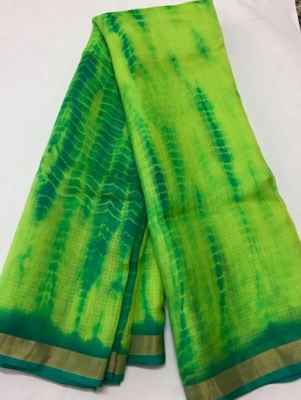 Pure_Silk_Kota_Doria_Tye-Dye_Sarees_Atlantis_Green