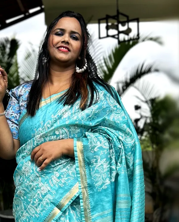 Tranquil_Pure_Kota_Linen_Embroidery_Saree_Green