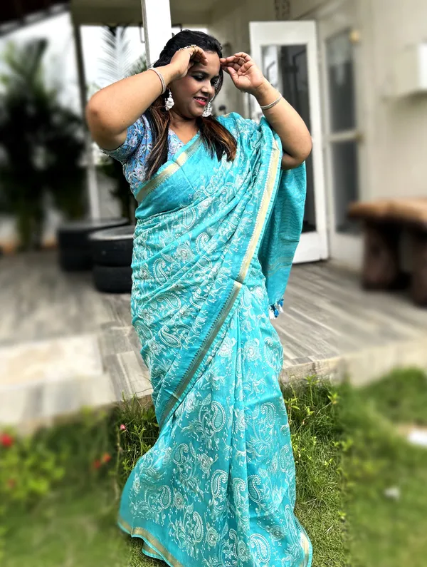 Tranquil_Pure_Kota_Linen_Embroidery_Saree_Green