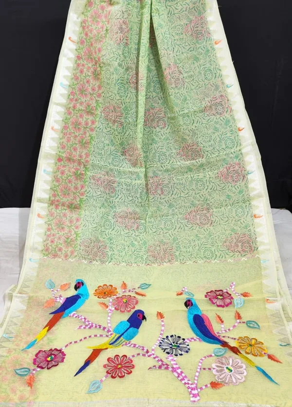 Kota_Doria_Paithani_Embroidery_Designer_Saree_Vanilla