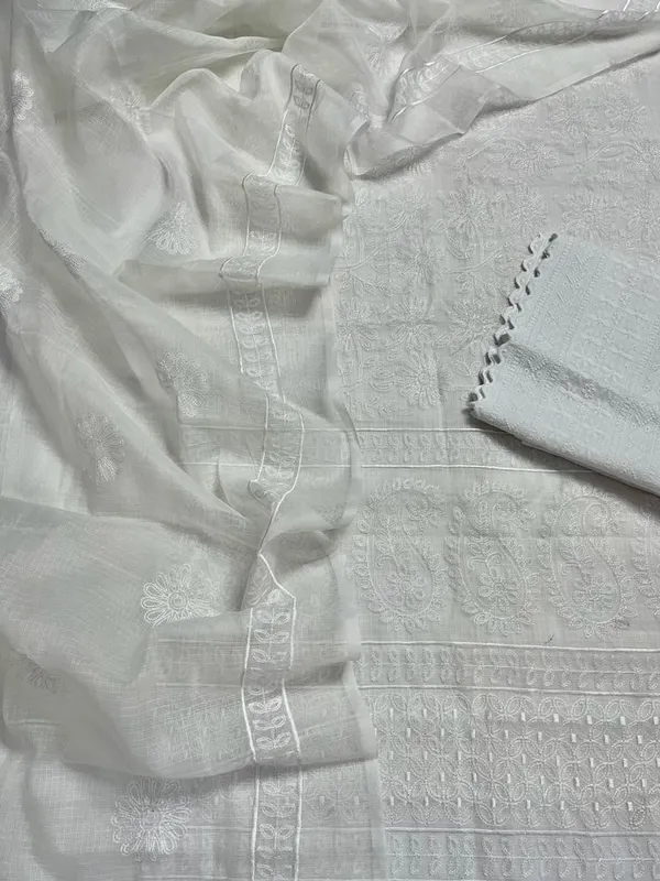 Embroidered_Kota_Doria_Suit_White_(Top+Dupatta+Bottom)