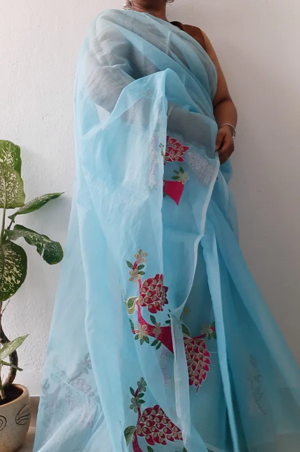 Crystal_Blue_Cotton_Kota_Doria_Saree_Embroidered