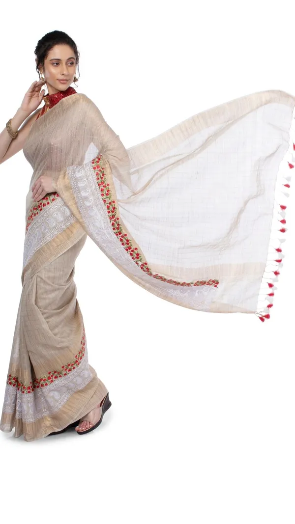 Embroidered_Bansbara_Tussar_Silk_Saree_Pale_Silver