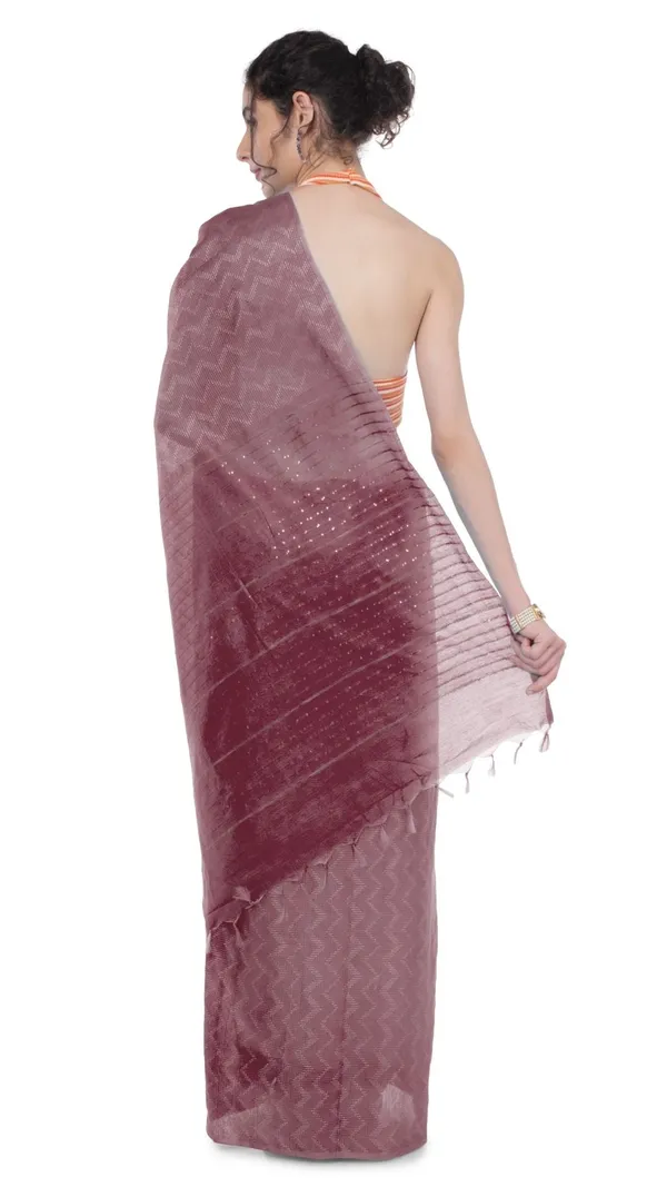 Kota_Silk_Wine_Saree_Sequence_Pallu_&_Zig-Zag_Design