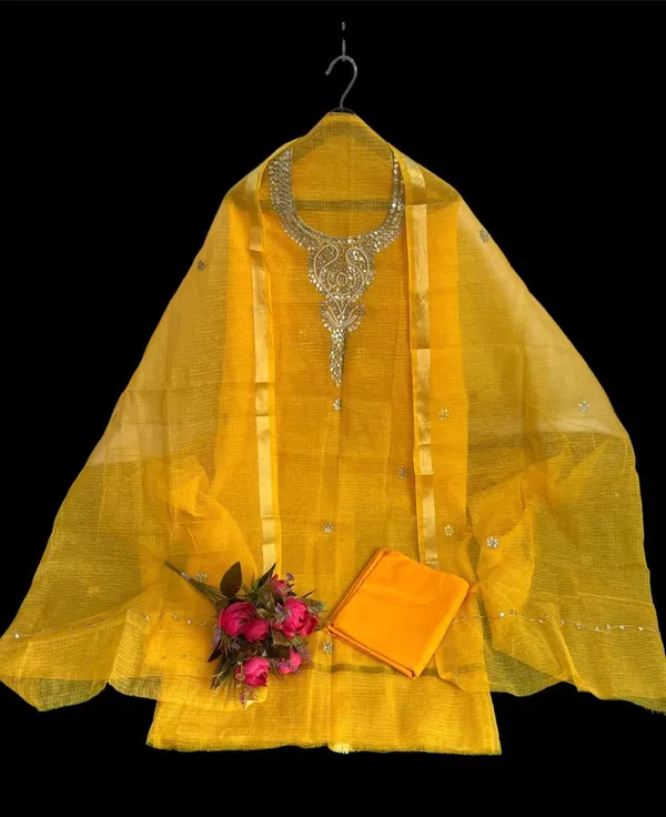 Glimmering_Kota_Doria_Gota_Patti_Gold_Yellow_Suit