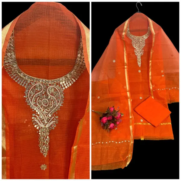 Glimmering_Kota_Doria_Gota_Patti_Bright_Orange_Suit