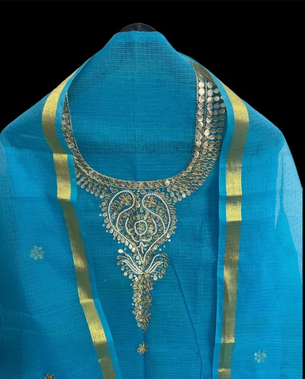 Glimmering_Kota_Doria_Gota_Patti_Blue_Suit