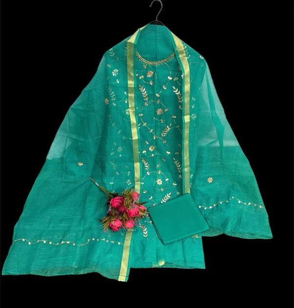 Glimmering_Kota_Doria_Gota_Patti_Elf_Green_Suit