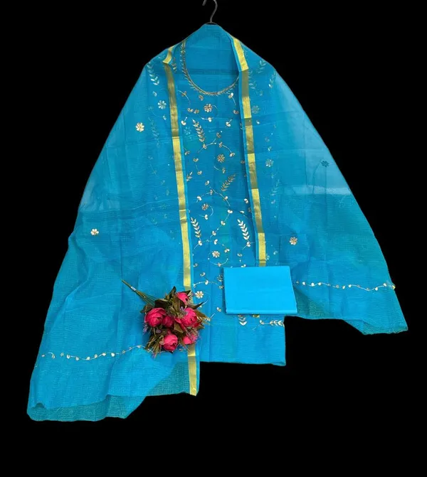 Glimmering_Kota_Doria_Gota_Patti_Bondi_Blue_Suit