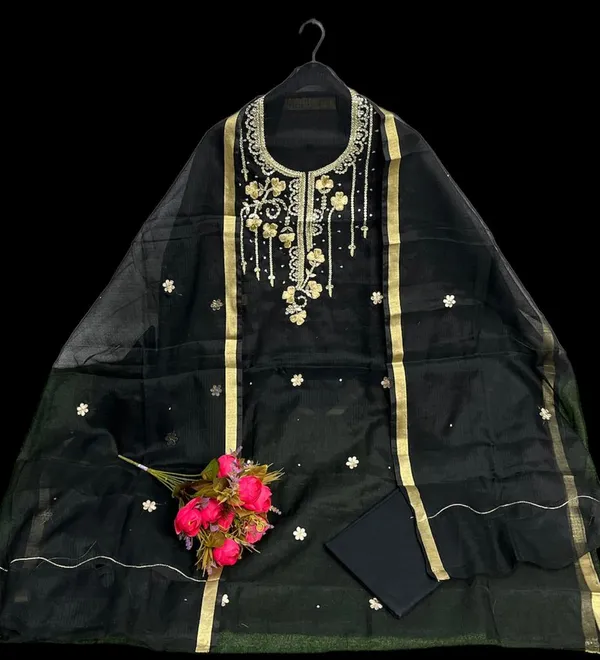 Glimmering_Kota_Doria_Gota_Patti_Black_Suit