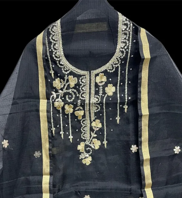 Glimmering_Kota_Doria_Gota_Patti_Black_Suit