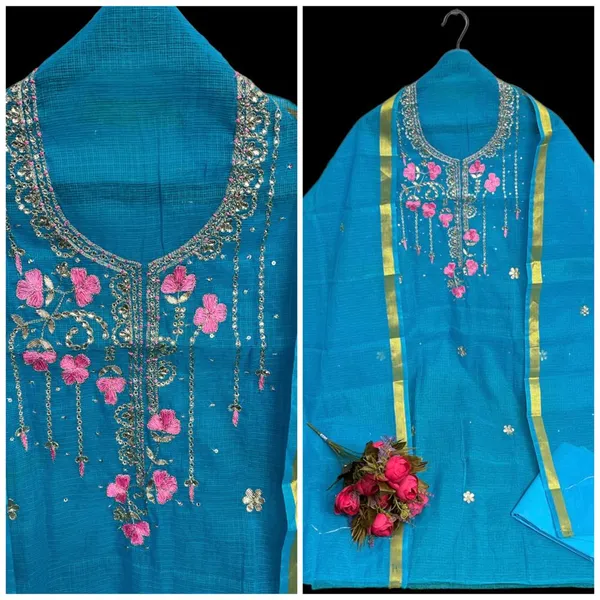 Glimmering_Kota_Doria_Gota_Patti_Blue_Suit